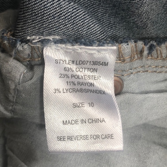 Ophelia Roe Button Fly High Waisted Skinny 10 - Picture 5 of 12